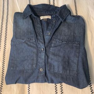 Anthropology denim button down